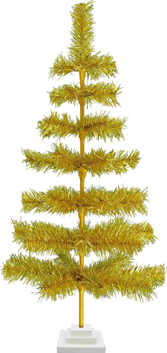 36in antique gold tree