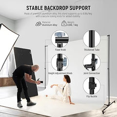 Backdrop Stand with Casters