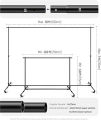 Backdrop Stand with Casters