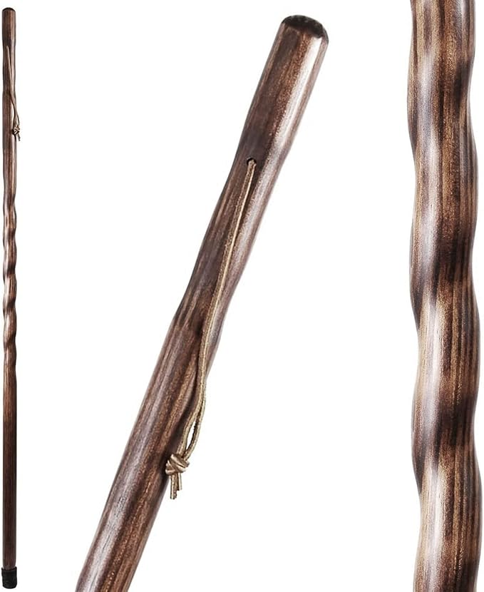 Brazos 55" Twisted Trail Blazer Handcrafted Walking Stick