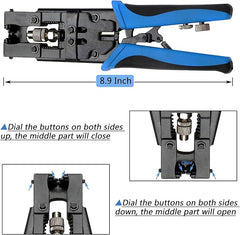 Cable Crimping Kit Adjustable Tool Set