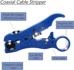 Cable Crimping Kit Adjustable Tool Set