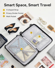 Carry On Luggage - Suitcase for Traveling