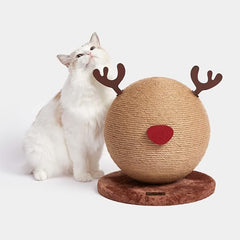 Cat Tree Reindeer Cat Tree, Unique Multifunction Cat Furniture for Kitten or Adult Cat, Jute Scratching Posts Protect Pet Paws Indoor