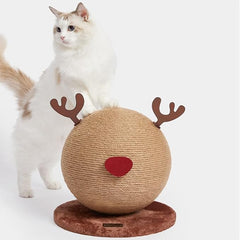 Cat Tree Reindeer Cat Tree, Unique Multifunction Cat Furniture for Kitten or Adult Cat, Jute Scratching Posts Protect Pet Paws Indoor