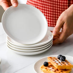 16-Piece Ceramic Appetizer Plates 5.6 Inch