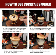 Cocktail Smoker Kit with Torch