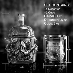 Creative Whiskey Decanter Set