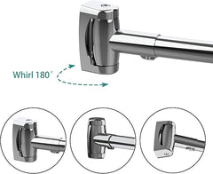 Curved Shower Curtain Rod 42-74 Inch Adjustable