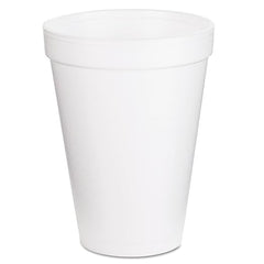 Dart Container Corp. 12J12 Foam Cups, 12 oz, White (Pack of 1000)