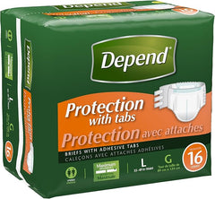 Depend Protection with Tabs