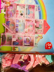 Doll House with Flashing Lights