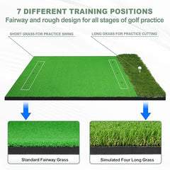 Dual-Turf Golf Mat Thickened 5x4ft Golf Mats