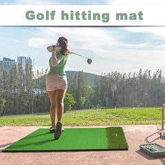 Dual-Turf Golf Mat Thickened 5x4ft Golf Mats