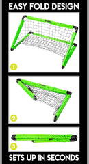 Franklin Sports Kids Mini Soccer Goal Set