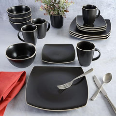 GH SoHo Lounge Matte Black 16p Dinner Set