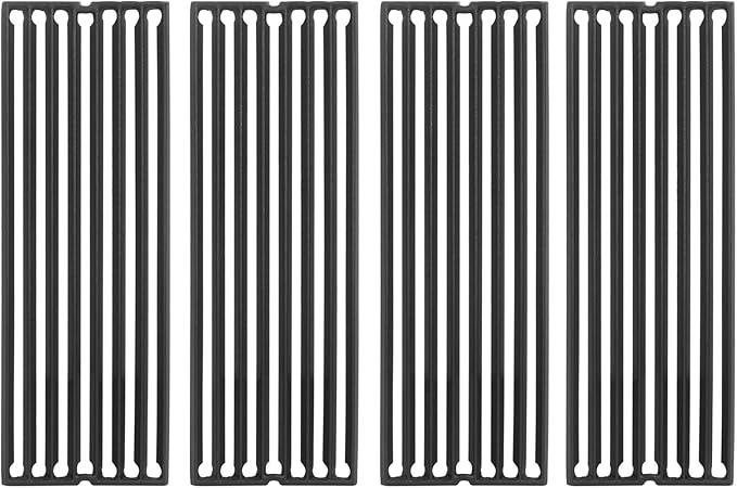 GLOWYE Cast Iron Cooking Grate for Broil King - Burner Gas - 4 Pack