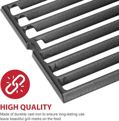 GLOWYE Cast Iron Cooking Grate for Broil King - Burner Gas - 4 Pack