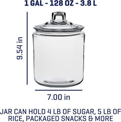 Glass Jar with Lid