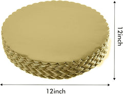 Gold Cakeboard Round