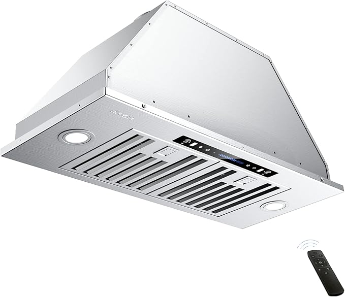 IKTCH 30 inch Built-in/Insert Range Hood 900 CFM