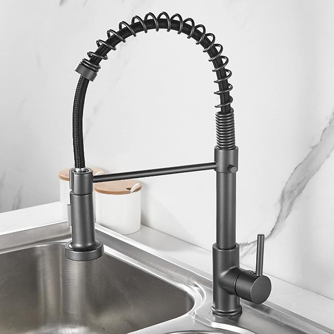 Kitchen Faucet with Pull Down Sprayer-BNIB