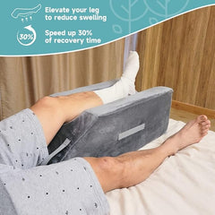 Leg Elevation Wedge Support Pillow with Handles After Surgery