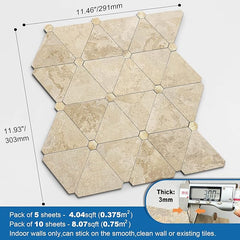 M MOFIT Backsplash Tile for Kitchen Peel and Stick