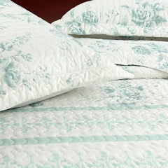 MarCielo 3-Piece Quilt Set Lightweight Bedspread Set- King Size