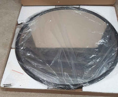 Round Mirror 24 Inch, Black Wood Mirror, Wall Circle Mirrors, Large Wood Frame Mirror, Round Mirrors