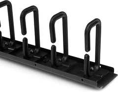 StarTech.com Vertical Cable Organizer with D-Ring Hooks (CMVER20UD), Black