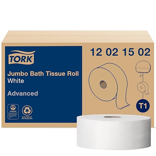 Tork Advanced 12021502 Jumbo Bath Tissue Rolled