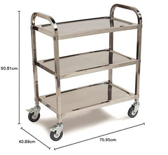 Utility Cart, 3 Shelf for Catering