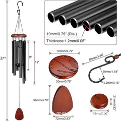 Wind Chimes Outdoor Metal Wind Chimes Deep Tone Outdoor Chimes Hanging Garden Wind Chime, Decoration