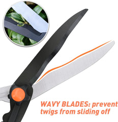 Colwelt Extendable Hedge Shears, Lightweight Telescopic Manual Hedge Clippers with Extendable