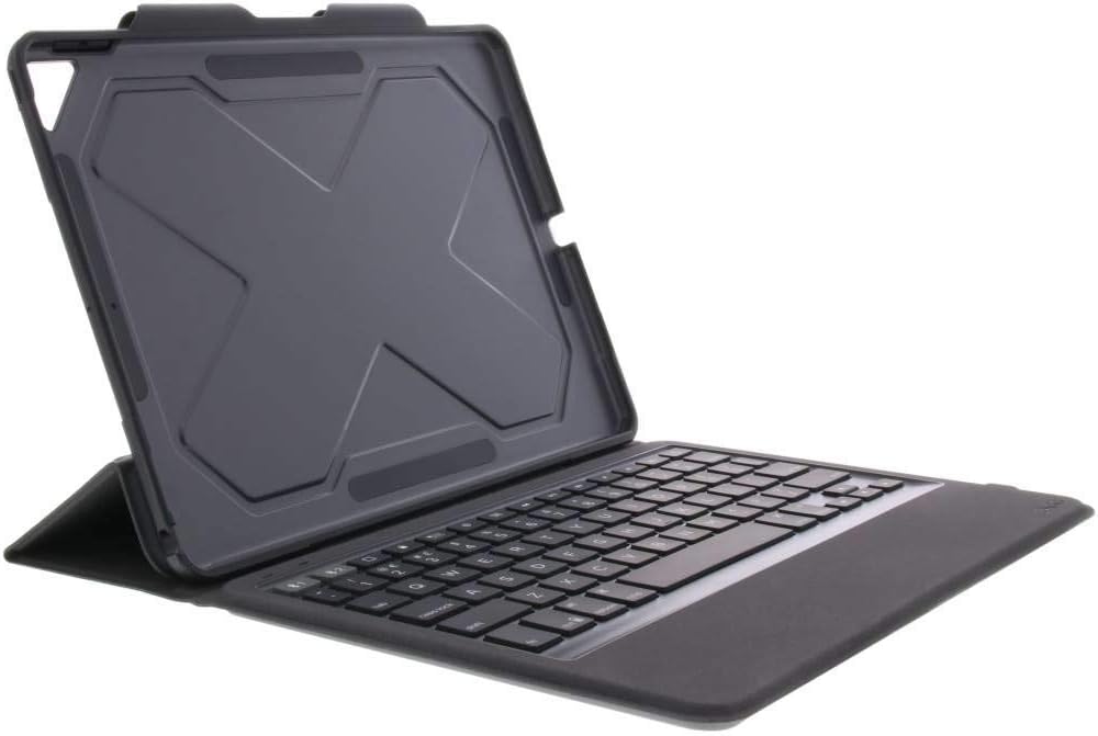 ZAGG 7 Color Backlit Case and Bluetooth Keyboard for 2017 Apple iPad Pro 10.5" and 2019 iPad Air 10.