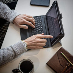 ZAGG 7 Color Backlit Case and Bluetooth Keyboard for 2017 Apple iPad Pro 10.5" and 2019 iPad Air 10.