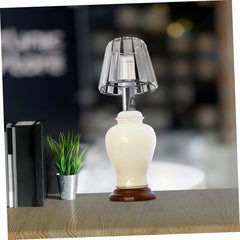 2pcs Transparent Glass Lampshade Lamp Shade Table