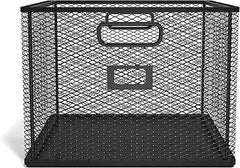 Wire Mesh File Organizer,Matte Black