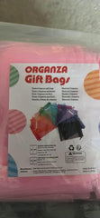 50pc Organza Bags 4x6 - Small Organza Sachet Jewelry Gift Favor Bags Drawstring Mesh Bags