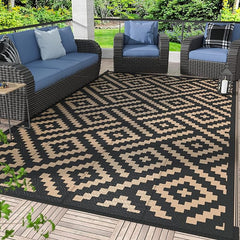 Reversible Mats, Plastic Straw Rug, Modern Area Rug, Large Floor Mat and Rug for Outdoors