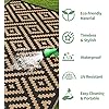 Reversible Mats, Plastic Straw Rug, Modern Area Rug, Large Floor Mat and Rug for Outdoors
