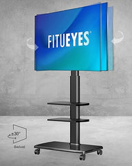 FITUEYES Mobile TV Stand- 32-70 Inch- Black