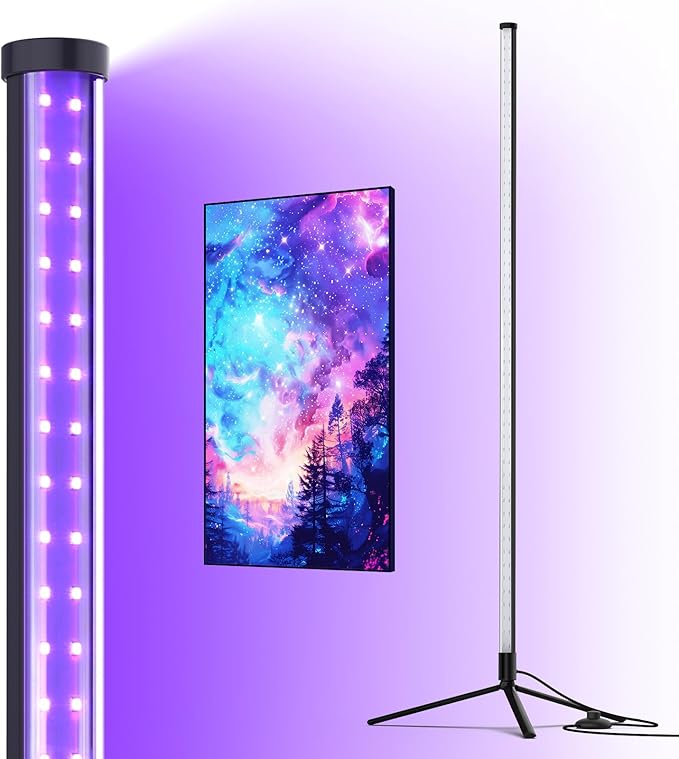 Barrina LED Black Light Bar, Perfect for Party, Halloween T10 Vertical Standing UV Blacklight